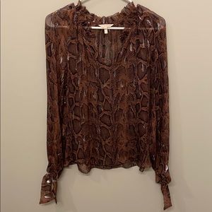 Rebecca Taylor Snake Blouse